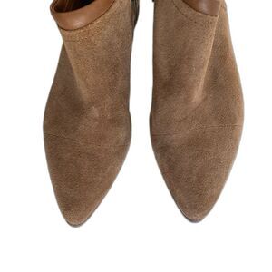 VINCE CAMUTO Jody Rustic Brown Suede Rustic Side Zip Ankle Boots/Booties Size 10